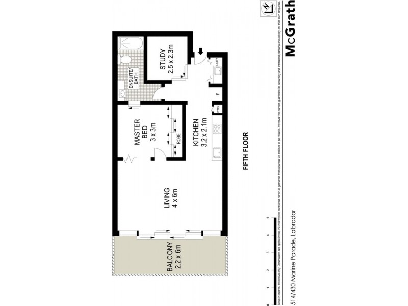 514/430 Marine Parade, Biggera Waters QLD 4216 Floorplan