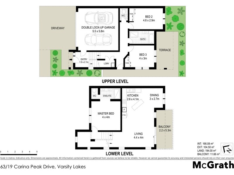 63/19 Carina Peak Drive, Varsity Lakes QLD 4227 Floorplan