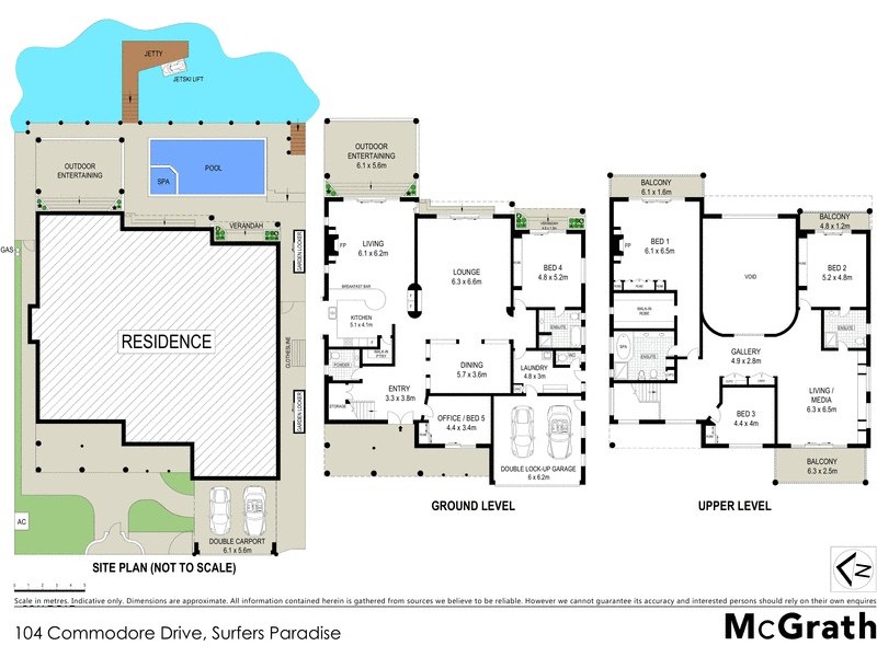 104 Commodore Drive, Paradise Waters QLD 4217 Floorplan