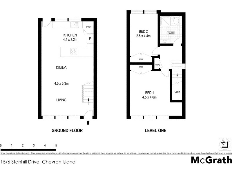 15/6 Stanhill Drive, Chevron Island QLD 4217 Floorplan