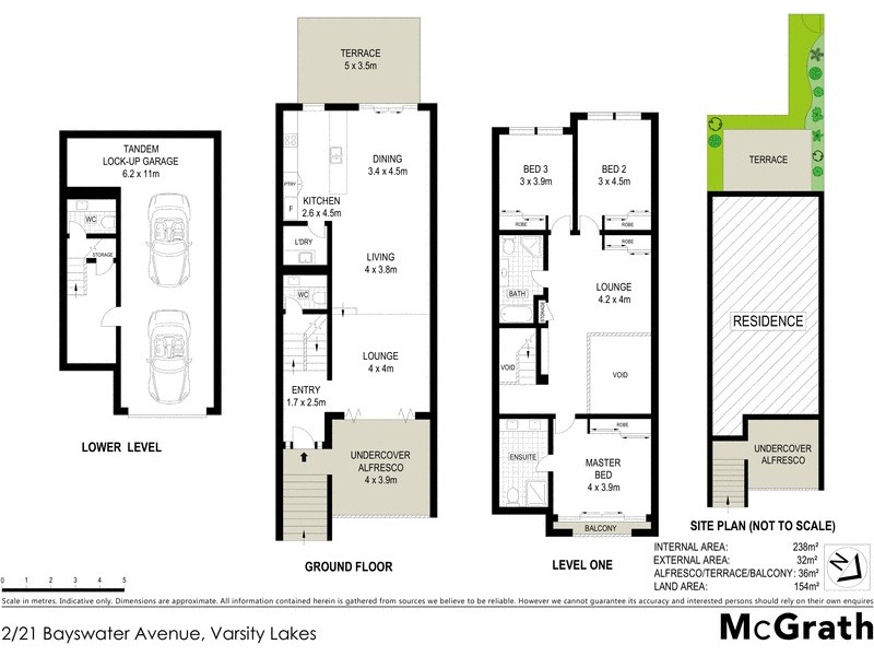 2/21 Bayswater Avenue, Varsity Lakes QLD 4227 Floorplan