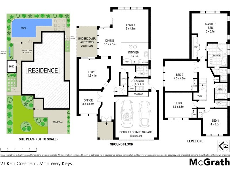 21 Ken Crescent, Monterey Keys QLD 4212 Floorplan