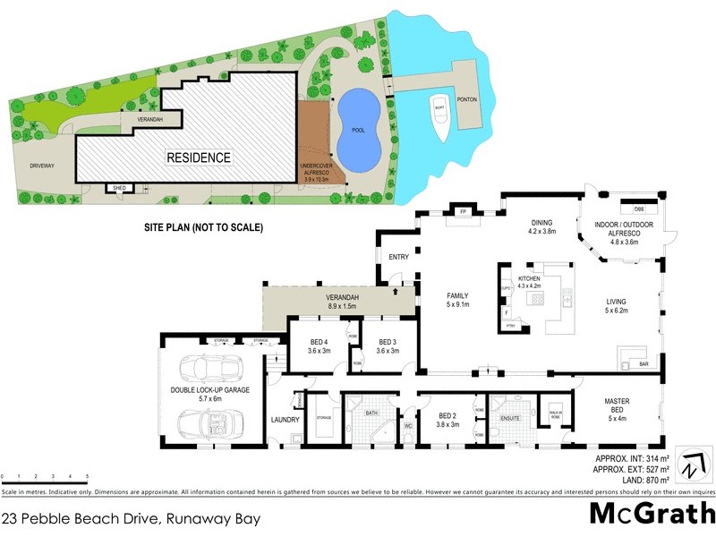 23 Pebble Beach Drive, Runaway Bay QLD 4216 Floorplan