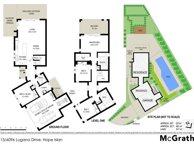 6096 Lugano Drive, Hope Island QLD 4212 Floorplan