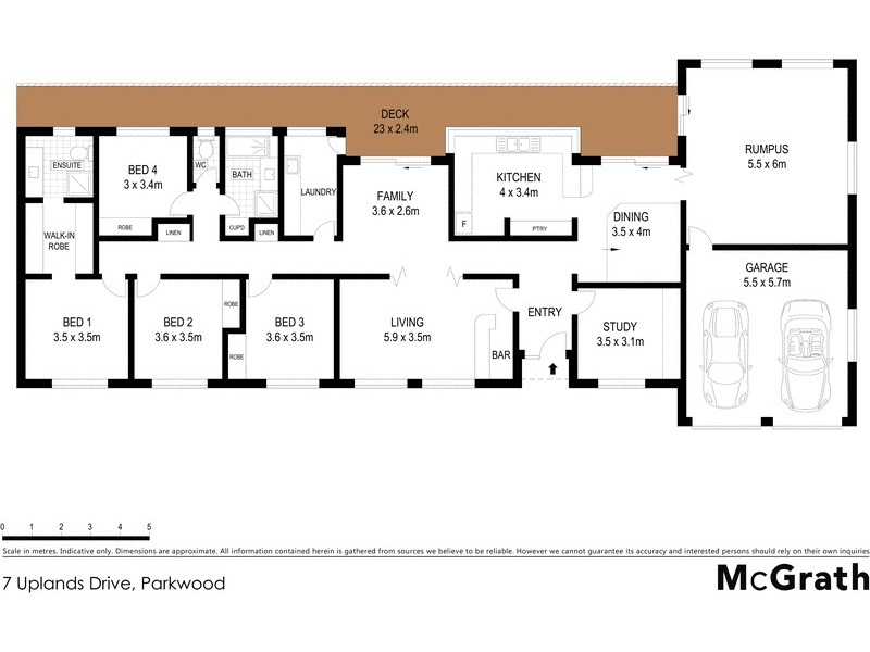 7 Uplands Drive, Parkwood QLD 4214 Floorplan