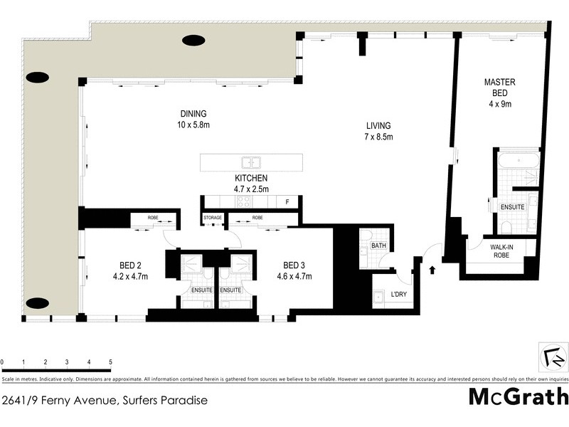 Sub Penthouse 2641/9 Ferny Avenue, Surfers Paradise QLD 4217 Floorplan