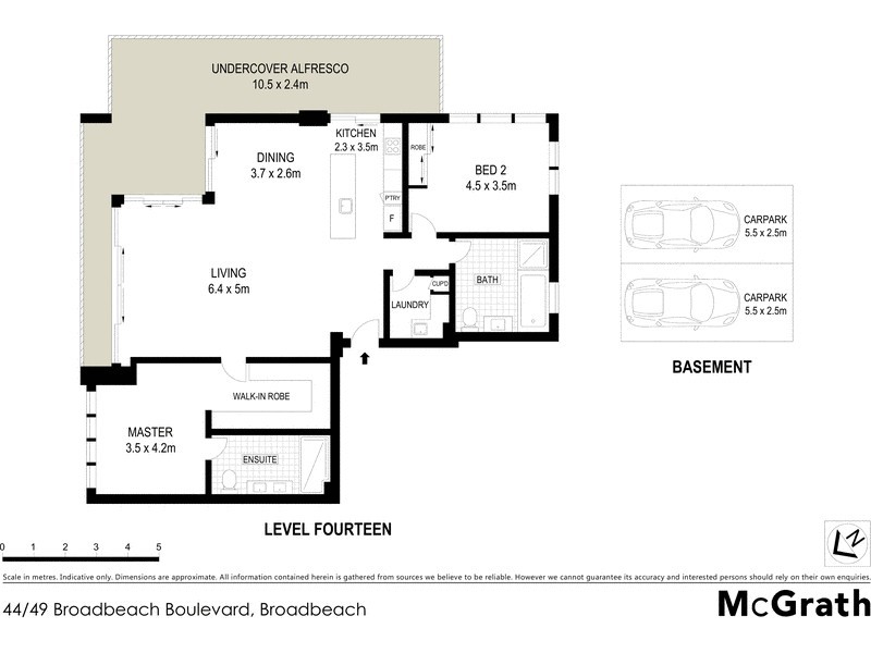 44/49 Broadbeach Boulevard, Broadbeach QLD 4218 Floorplan