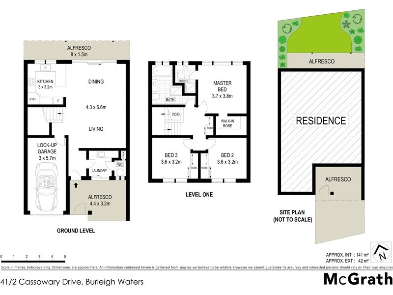 41/2 Cassowary Drive, Burleigh Waters QLD 4220 Floorplan