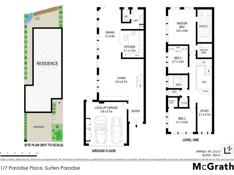 7B Paradise Place, Surfers Paradise QLD 4217 Floorplan