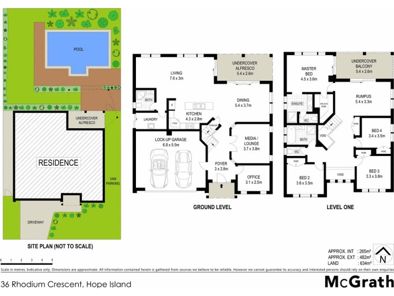 36 Rhodium Crescent, Hope Island QLD 4212 Floorplan