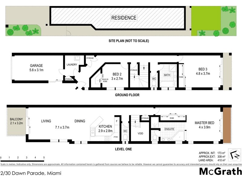 2/30 Dawn Parade, Miami QLD 4220 Floorplan