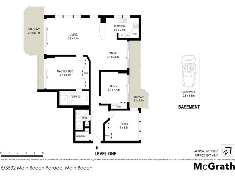 6/3532 Main Beach Parade, Main Beach QLD 4217 Floorplan