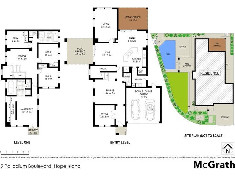 9 Palladium Boulevard, Hope Island QLD 4212 Floorplan