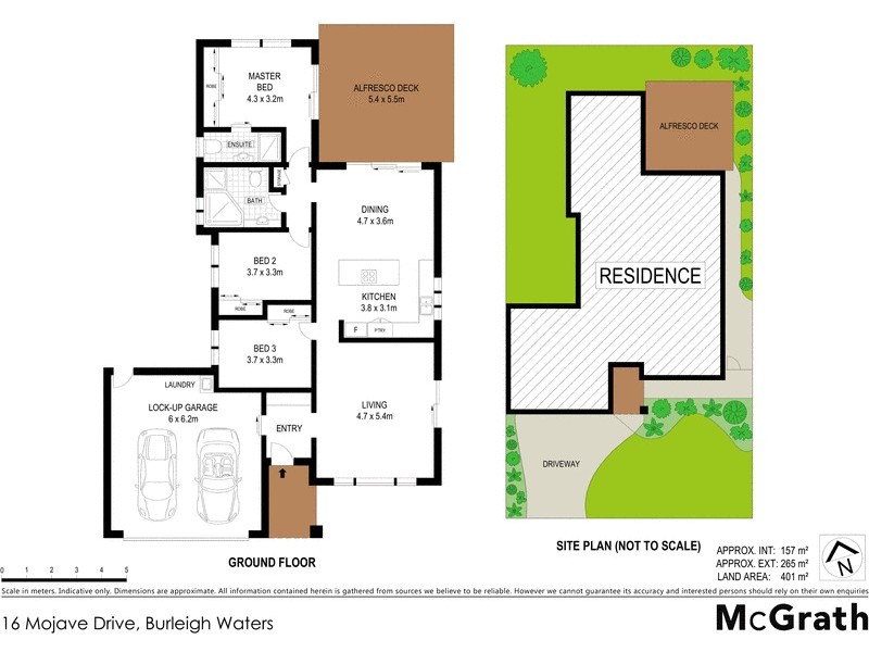 16 Mojave Drive, Burleigh Waters QLD 4220 Floorplan