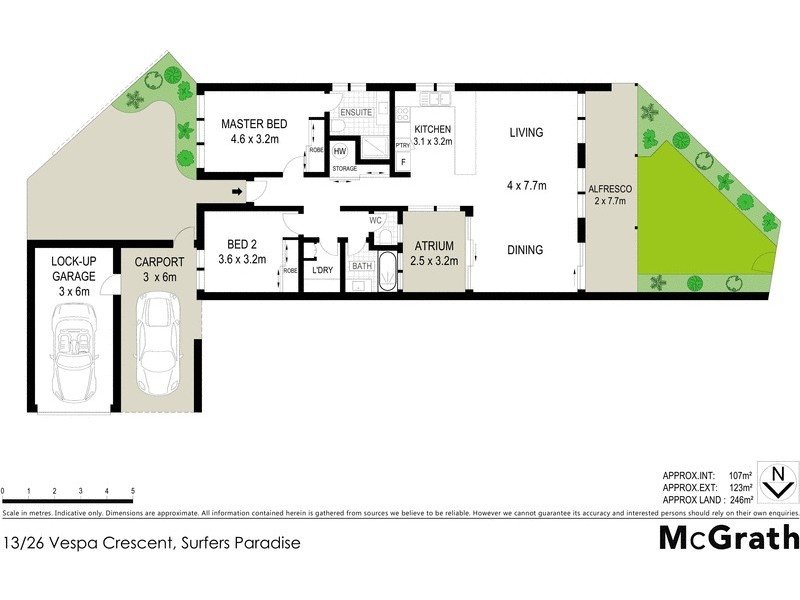 13/26 Vespa Crescent, Surfers Paradise QLD 4217 Floorplan