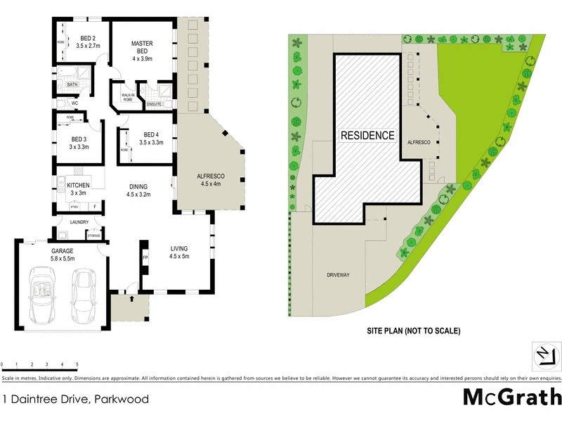 1 Daintree Drive, Parkwood QLD 4214 Floorplan