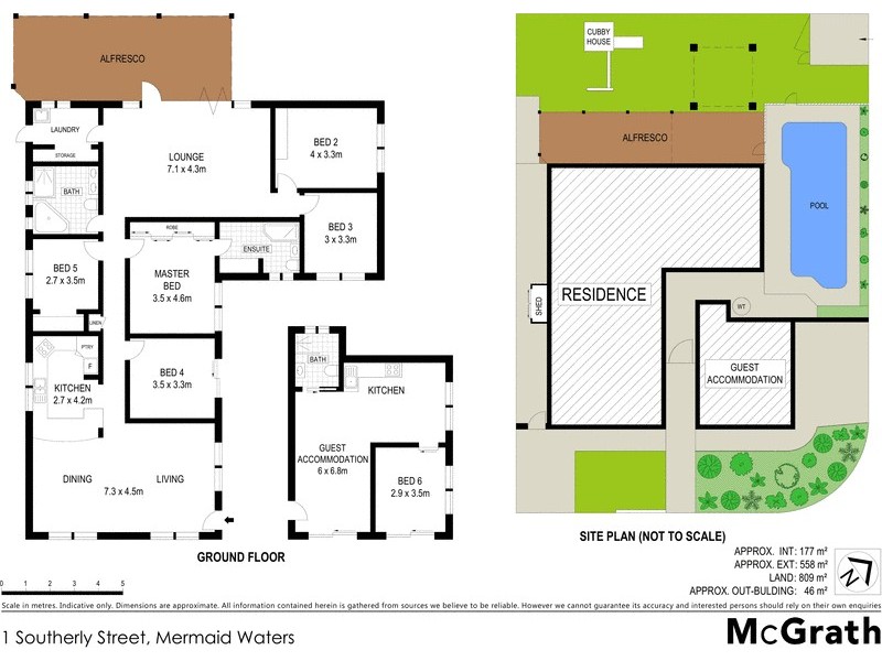 1 Southerly Street, Mermaid Waters QLD 4218 Floorplan