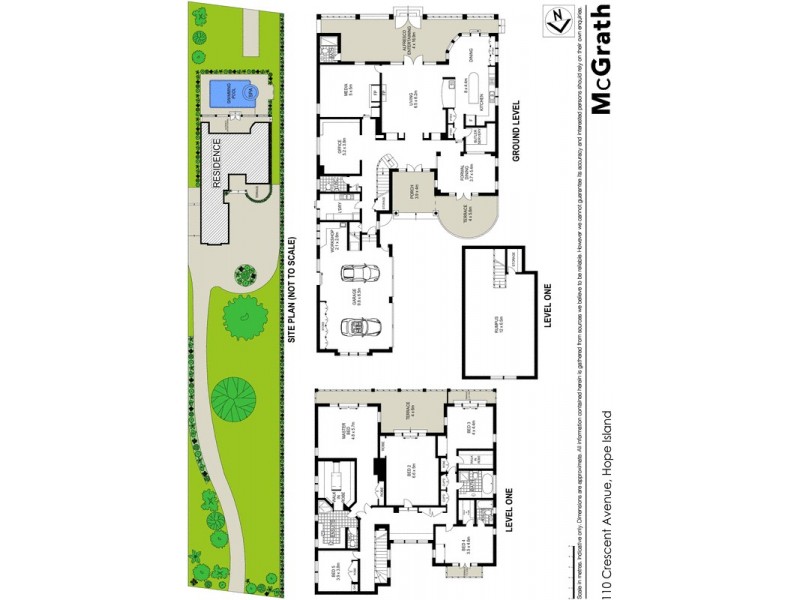 110 Crescent Avenue, Hope Island QLD 4212 Floorplan