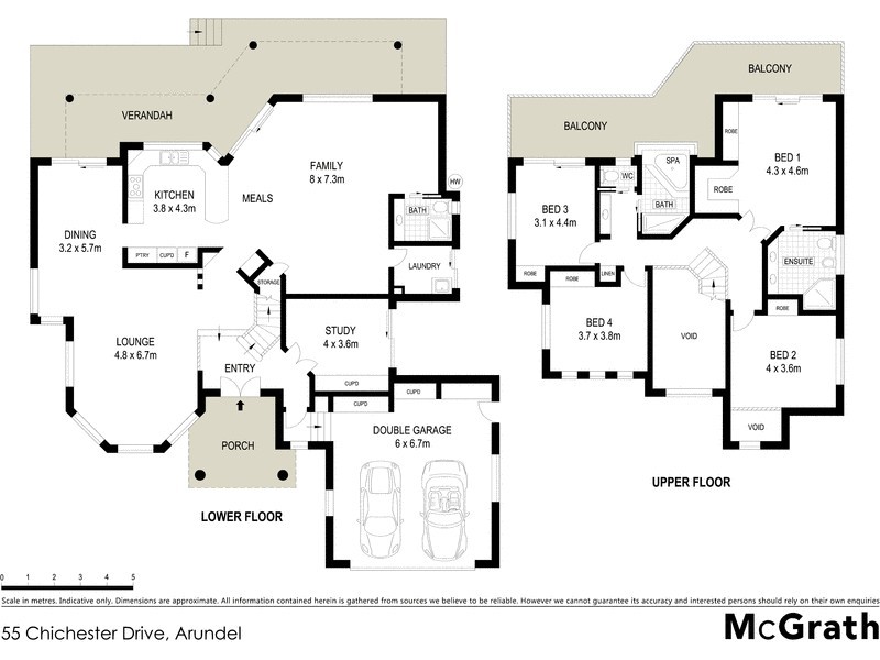 55 Chichester Drive, Arundel QLD 4214 Floorplan
