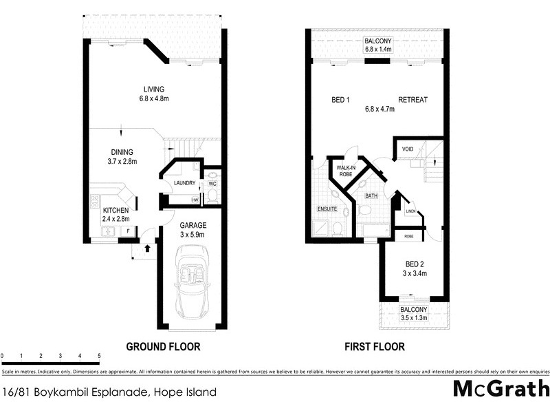 16/81 Boykambil Esplanade, Hope Island QLD 4212 Floorplan