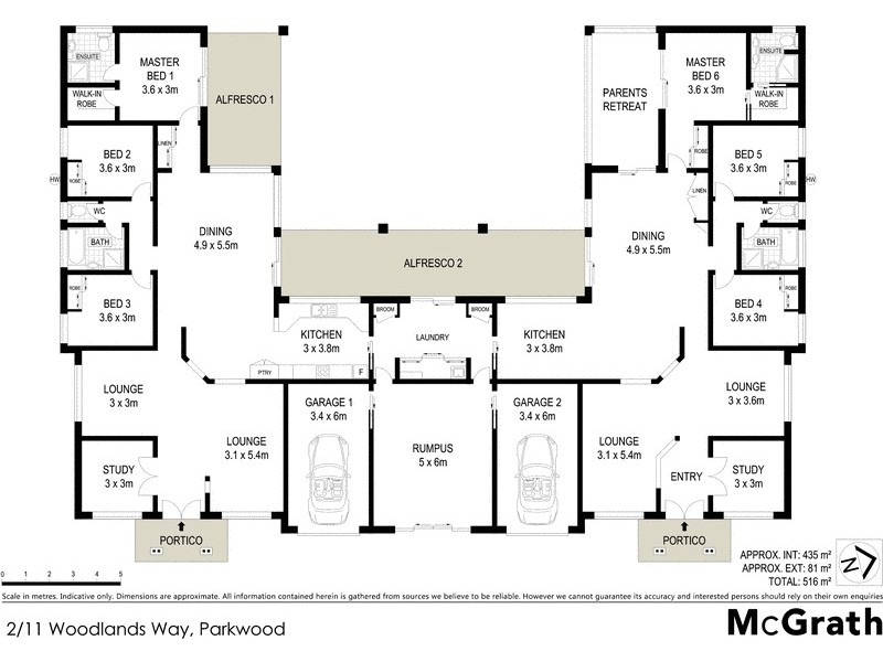 2/11 Woodlands Way, Parkwood QLD 4214 Floorplan