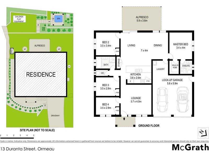 13 Duranta Street, Ormeau QLD 4208 Floorplan