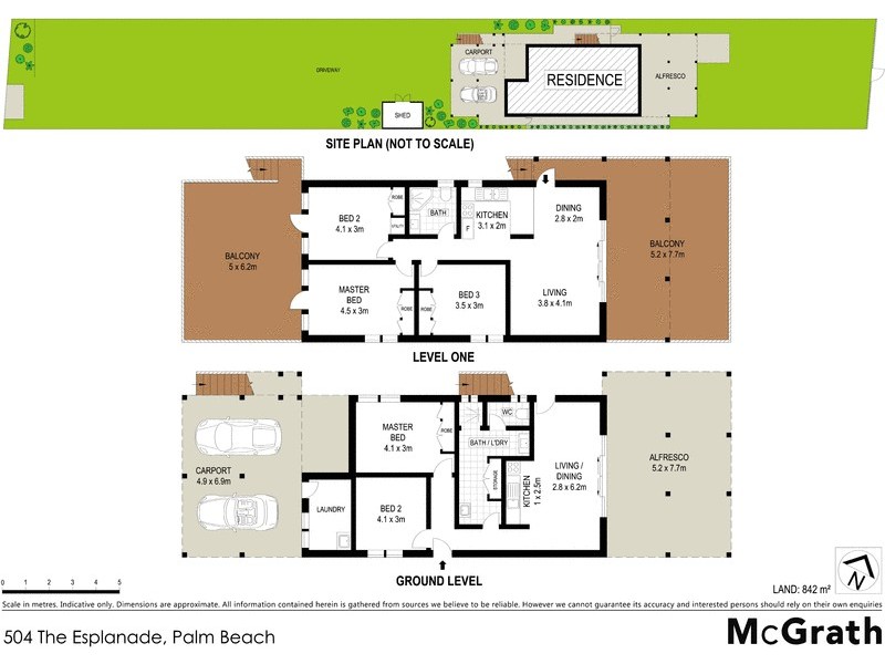 504 The Esplanade, Palm Beach QLD 4221 Floorplan