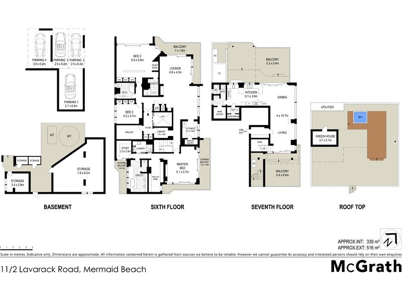 11/2 Lavarack Road, Mermaid Beach QLD 4218 Floorplan