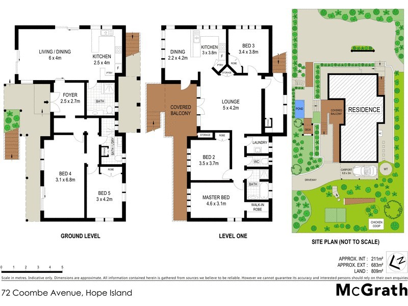 72 Coombe Avenue, Hope Island QLD 4212 Floorplan