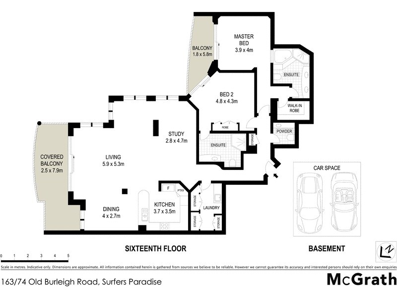 163/74 Old Burleigh Road, Surfers Paradise QLD 4217 Floorplan