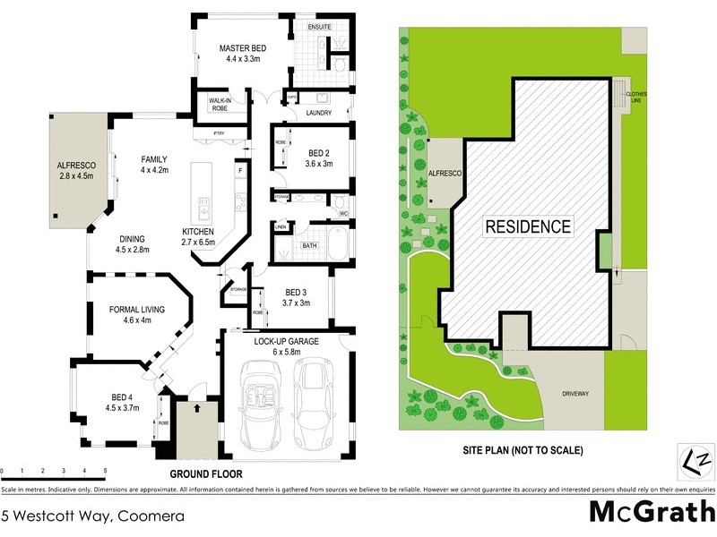 5 Westcott Way, Coomera QLD 4209 Floorplan