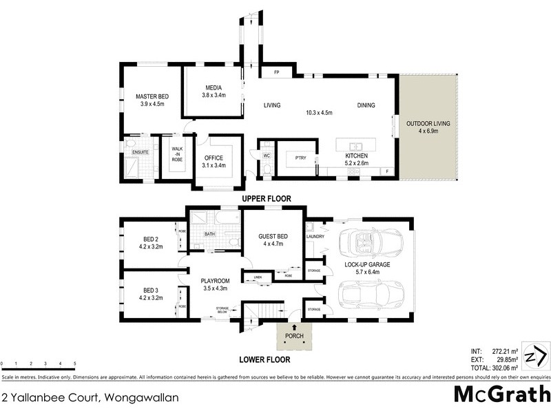 2 Yallanbee Court, Wongawallan QLD 4210 Floorplan