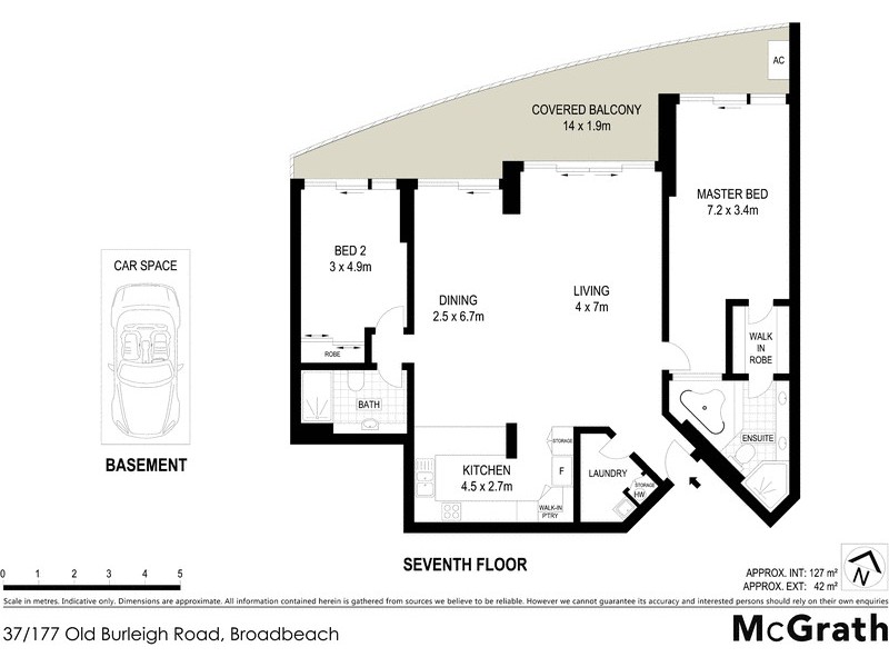 37/177 Old Burleigh Road, Broadbeach QLD 4218 Floorplan