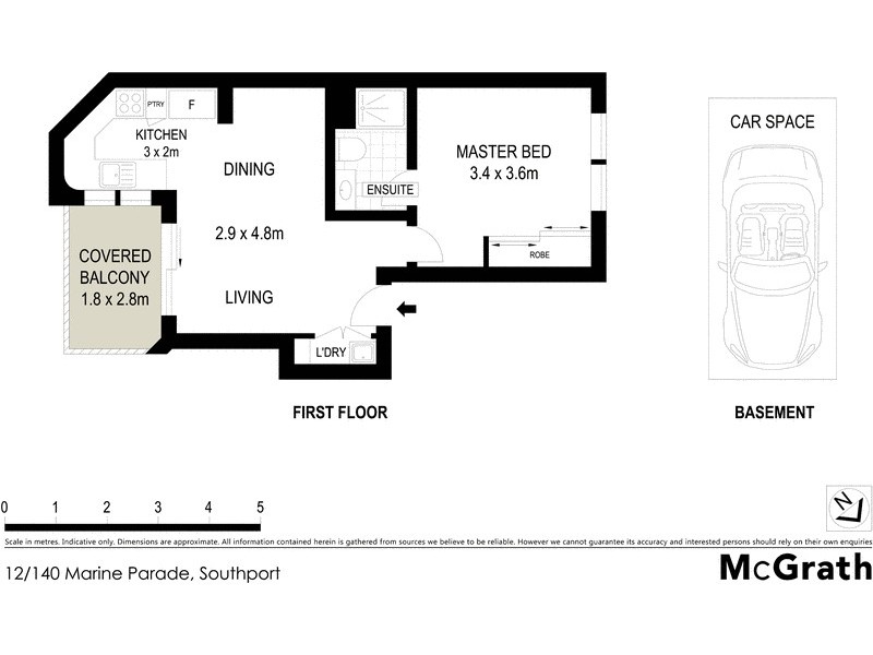 12/140 Marine Parade, Southport QLD 4215 Floorplan