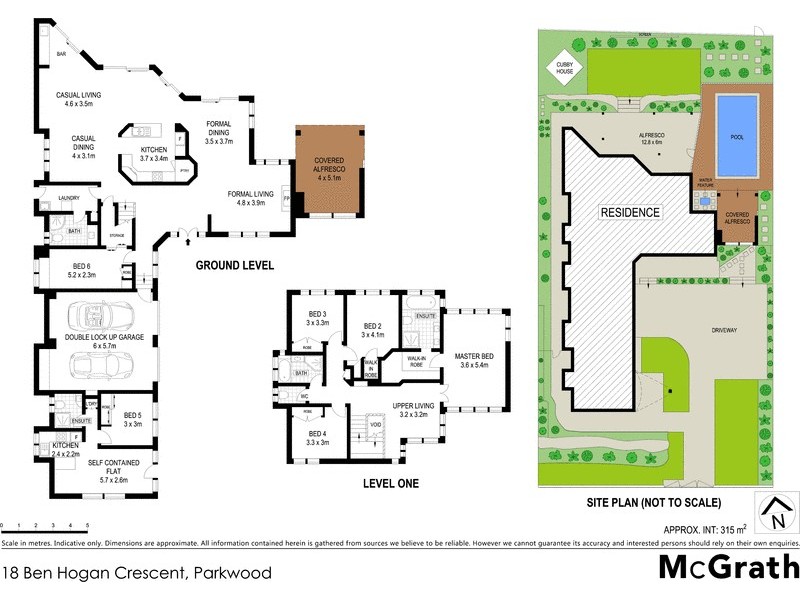 18 Ben Hogan Crescent, Parkwood QLD 4214 Floorplan