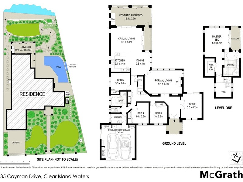 35 Cayman Drive, Clear Island Waters QLD 4226 Floorplan