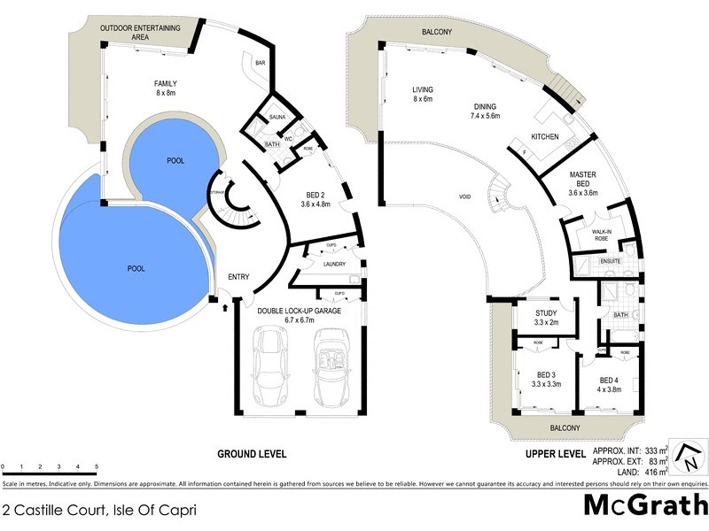 2 Castille Court, Isle Of Capri QLD 4217 Floorplan
