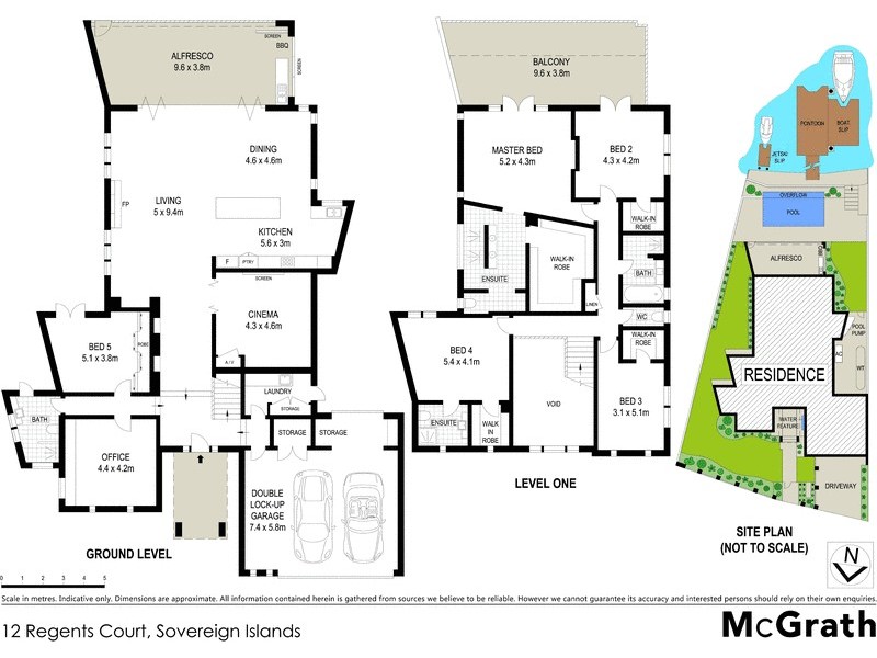 12 Regents Court, Sovereign Islands QLD 4216 Floorplan