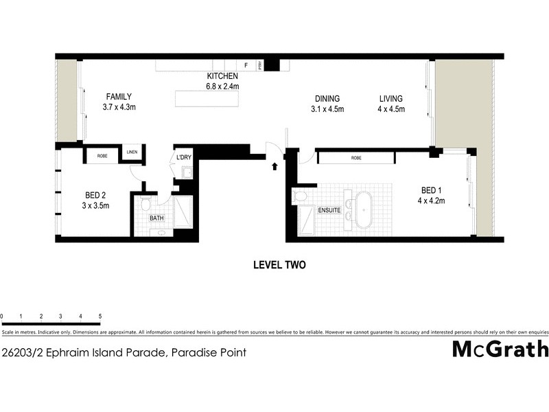 26203/2 Ephraim Island Parade, Paradise Point QLD 4216 Floorplan
