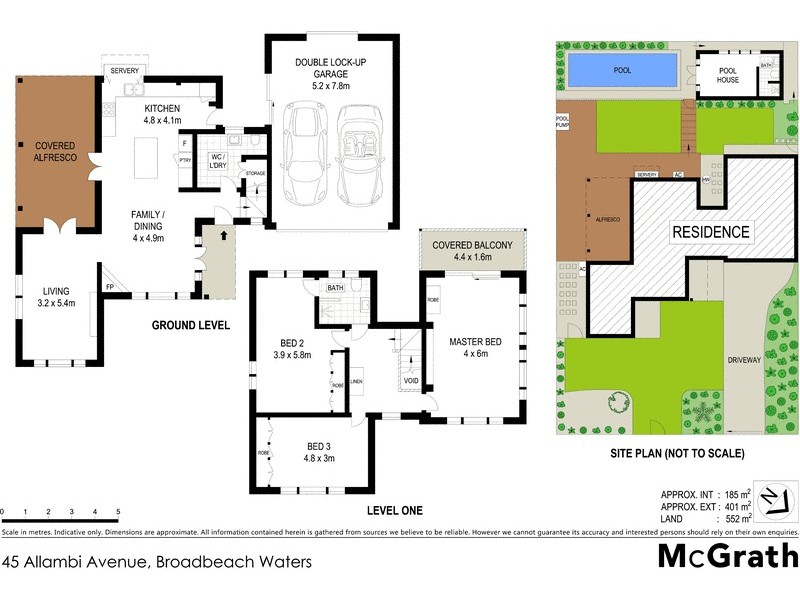 45 Allambi Avenue, Broadbeach Waters QLD 4218 Floorplan