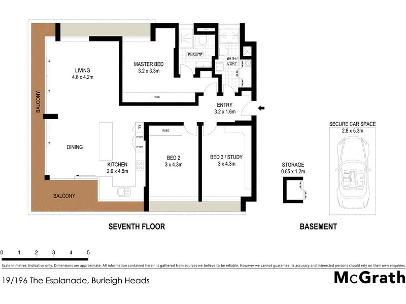19/196 The Esplanade, Burleigh Heads QLD 4220 Floorplan
