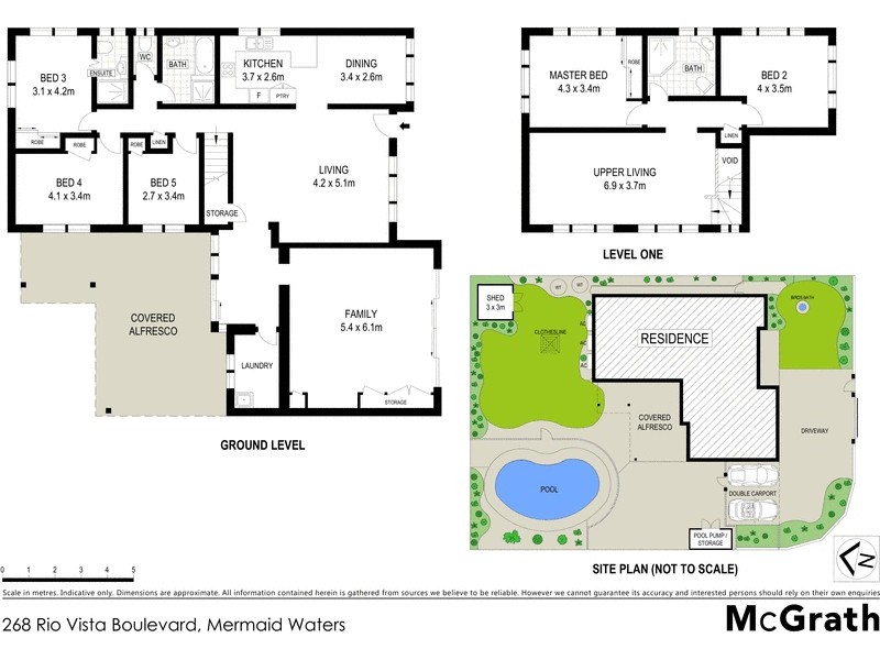 268 Rio Vista Boulevard, Mermaid Waters QLD 4218 Floorplan