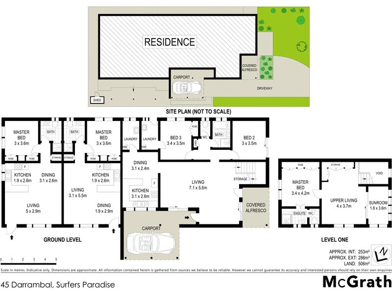 45 Darrambal Street, Surfers Paradise QLD 4217 Floorplan