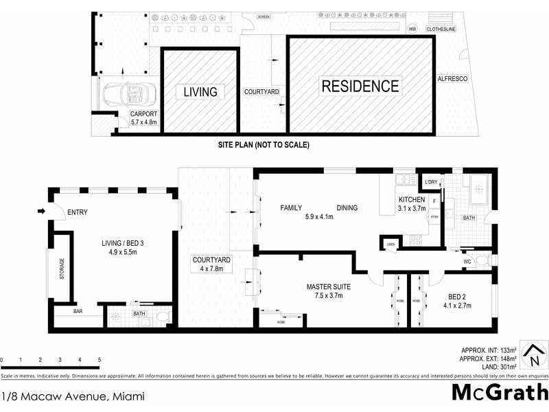 1/8 Macaw Avenue, Miami QLD 4220 Floorplan