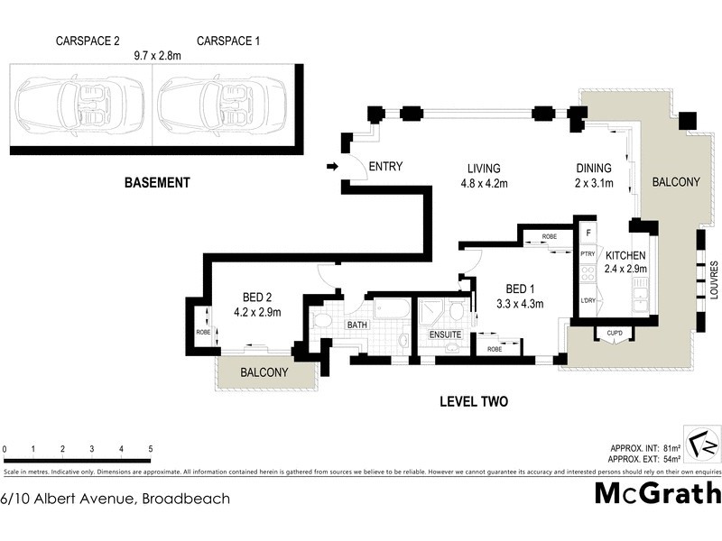 6/10 Albert Avenue, Broadbeach QLD 4218 Floorplan