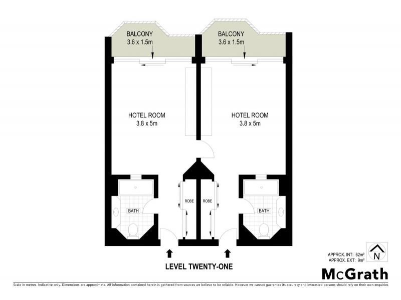2107/3197 Surfers Paradise Boulevard, Surfers Paradise QLD 4217 Floorplan