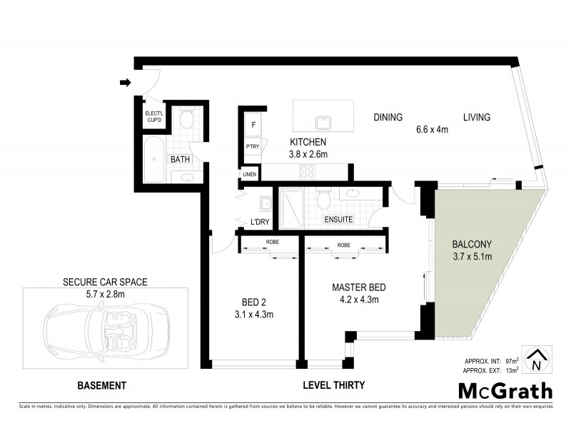 23004/3113 Gold Coast Highway, Surfers Paradise QLD 4217 Floorplan