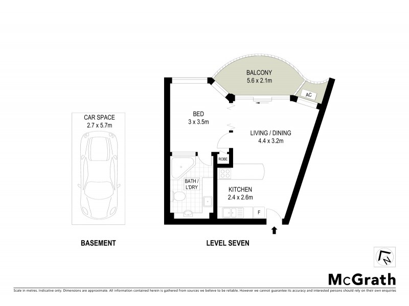 72/210 Surf Parade, Surfers Paradise QLD 4217 Floorplan