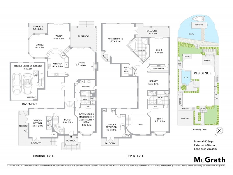 12 Admiralty Drive, Paradise Waters QLD 4217 Floorplan