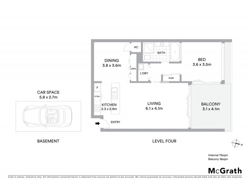 2402/33 T E Peters Drive, Broadbeach Waters QLD 4218 Floorplan